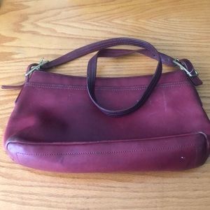 Red Coach purse, needs love